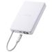  Elecom кабель в одном корпусе половина . body мобильный аккумулятор (10000mAh/30W) DE-C84-10000WH