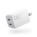 CIO 45W 2 порт GaN быстрое зарядное устройство NovaPort DUOII CIO-G45W2C-N2-WH