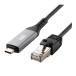 ����掠�ץ饤 USB Type-C LAN�Ѵ������֥��Gigabit�б��� KB-SL6CLAN03BK