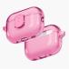 UNIQ( Uni -k) AirPods Pro 3 для кейс Glase Pro Protective Clear Case with Clasp Lock UNIQ-AIRPODSPRO3-GLSPCPNK