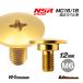  titanium болт M6×12 (10mm×3mm уровень есть ) Gold 1 шт. Honda NSR250 MC16 MC18 оригинальный обтекатель винт болт мотоцикл восстановление 90112-MC7-000