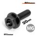  titanium болт M6×20 P1.0 черный 64 titanium фланец болт FULLs красный все винт мотоцикл детали велосипед болт легкость 
