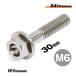  titanium болт M6×30 P1.0 серебряный 64 titanium фланец болт s красный 20mm titanium сплав мотоцикл детали велосипед легкий custom 