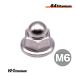  titanium гайка M6 P1.0 titanium чистота цвет 1 шт продажа 64 titanium колпачковая гайка фланец колпак гайка мотоцикл восстановление детали 