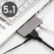 usb�n�u 3.0 �R���Z���g type-c �P�[�u�� 5in1 �[�d �d�� ���� �C���z���W���b�N ���� �p�\�R�� �X�}�z �e���r�ڑ� 4K�Ή� HDMI ����