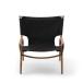 IKIKI Grand стул walnut парусина черный IKIKI Grand Chair Walnut Canvas Black