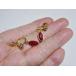  красный экзотический автомобиль m Swarovski. . Gold серьги [ ателье heart Yahoo! магазин ]