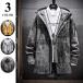  trench coat Chesterfield coat men's tops Parker jacket spring coat casual long coat commuting going to school with a hood . coat outer stylish 