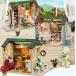  free shipping letter pack post service plus shipping doll house handmade kit pretty small dog. ... light * furniture * dustproof with cover making animation equipped 