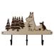 MOOMIN Moomin из дерева ключ вешалка Moomin to roll KC-5219