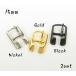 15mm пряжка прекрасный таблеток никель Gold черный 2 шт. комплект kume1031