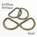 4×35mm D can античный AG 4 шт. комплект kume151-AT