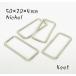 50×20×4mm угол can серебряный 4 штук комплект kume508