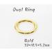  разрыв нет 30mm литье кольцо овальный Gold kume935
