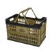  Dulton Dulton складной покупка корзина 30L OLIVE FOR CAR LIFE одиночный цвет складной корзина держать .