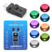 winova �ԓ�USB Type-C�~�jLED���C�g 8�F �X�C���O�@�\���� �����_���E���� �������[�@�\ �ȒP��t USB���d ���^ �ԗp��