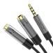 Cubilux 3.5mm слуховай аппарат сплиттер, наушники 2 шт подключение, Mini Jack 2 . ответвление / дистрибьютор,25cm