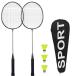 BKJANYO бадминтон ракетка bato Minton комплект начинающий для взрослых уличный бадминтон ракетка 2 шт бадминтон 3 шт черный 