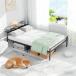 �{�I�E2���R���Z���g�x�b�h�t���[�� �V���O��Holdm �p�C�v�x�b�h �ω׏d300Kg�ׂ��ǂӂ�[�� �������[����30cm �X�`�[���x�b�h�t���[