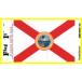 Florida flag decal for auto, truck or boat