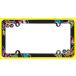 ̵ Cruiser Accessories 1 23053 Butterfly License Plate Frame, Chrome w/Fastener caps ¹͢