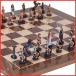  рука ..Romansejipto solid pyu-ta-Chessmen,with зеленый wich. шахматы панель from Spa.Kg : 4?"