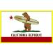 ̵ California Surfing Bear ƥå (surf Board Flag Surfer ca Republic) ¹͢