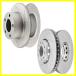 ̵ ROADFAR Front and Rear Drilled Slotted Brake Rotors fit for 1992-1994 ǥ 100, 1992-1994 ǥ 100 Quattro, 1995-2001 
