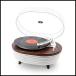 Record Player, Vtage 2-ԡ ֥롼tooth Turntable with Built- Stereo Speaker, 6 Lightg Modes Vyl Record Player  7/10/12ch Vyl Rec