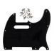 FLEOR 8 отверстие tere pick guard, винт Fit USA/MX стандарт Telecaster pick guard для замены,3 pra i черный 