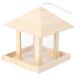 LEDMOMO из дерева подвешивание ниже bird механизм подачи птица. коробка для приманок наружный для дикая птица. столик для птиц двор. птица. приманка контейнер 7.5X5.5X5.5 дюймовый маленькая птица для механизм подачи 