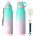 FJbottle фляжка 1.5 литров вакуум изоляция спорт бутылка теплоизоляция термос спортивный напиток соответствует 1500ml 1.5l.... широкий . мытье ...s