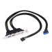 cablecc USB2.0 &amp; USB 3.0 внутри часть 4 женский крепление panel - 9 булавка 19 булавка 20 булавка материнская плата дефлектор кабель PCI