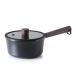 SENSARTE кастрюля с одной ручкой 20cm 2.7L глубокий type крышка имеется IH/ газ соответствует non палочка PFOA свободный посудомоечная машина соответствует один человек кастрюля легкий черный 