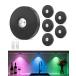 Yiliaw Touch свет шкаф свет заряжающийся RGB 6 шт. комплект черный 