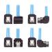 Cablecc 4шт.@/ комплект 6Gbps угол type внутри часть 4-SATA ho -тактный - 4SATA 7 булавка Target диск данные сервер 90 раз cave 