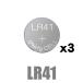  щелочь кнопка батарейка LR41 кнопка батарейка 3 шт 