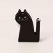  из дерева лента держатель симпатичный кошка рисунок резак для скотчка черный 