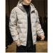  down jacket men's lady's stylish long sleeve thickness .40 fee 50 fee casual jacket protection against cold . manner light weight down coat autumn winter 90% white Duck down cotton inside 