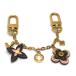  Louis Vuitton Louis Vuitton LV сумка очарование цепь * голубой ming цветок M01414 монограмма 