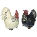 ܥåȥ쥯27-bw / 590?Sitting Rooster and Hen  Set of 2? ¹͢