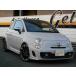 [ оплата общая сумма 895,000 иен ] б/у машина Fiat 500C abarth неоригинальный глушитель подвеска Paddle Shift электрический мягкий T пепел кожа AV navi TV