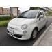 [ оплата общая сумма 1,058,000 иен ] б/у машина Fiat 500 кожаный чехол на сиденья есть запасной ключ 