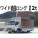 [ оплата общая сумма 3,890,000 иен ] б/у машина Mitsubishi Fuso Canter 198 номер широкий Super Long грузоподъёмность 2t полная масса 5725kg левый электрозеркала 