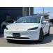 [ оплата общая сумма 4,280,000 иен ] б/у машина tesla модель 3 yoke руль / белый кожа / оригинальная навигация 