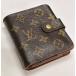 [16-5] Louis * Vuitton LOUIS VUITTON монограмма compact * Zip карта для карман, застежка-молния имеется кошелек M61667[. земля ломбард ]