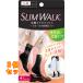  тонкий walk прекрасный ножек макияж носки Crew длина S-M черный 1 шт ×3 шт 