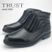  мужской защищающий от холода ботинки бизнес ботинки защищающий от холода водонепроницаемый . скользить шиповки имеется застежка-молния черный TRUST 0650