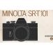  Minolta MINOLTA SR-T 101. инструкция по эксплуатации / оригинал версия ( прекрасный б/у )