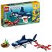 LEGO Creator 3in1 Deep Sea Creatures 31088 Make a Shark, Squid, Angler Fish, and Crab with this Sea Animal Toy Building Kit 230 Pieces